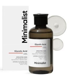 Minimalist 8% Glycolic Acid Toner For Glowing Skin (150ml)