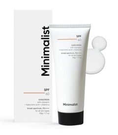 Minimalist Sunscreen SPF 60 PA ++++(50g)