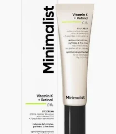Minimalist Vitamin K + Retinal 1% Under Eye Cream (14g)
