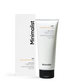 Minimalist SPF 30 Body Sunscreen, UVA & UVB Protection | Nourishing Lotion | Broad Spectrum PA+++ Sunscreen for All Skin Types | For Men & Women | 150 g