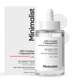 Minimalist Anti-Dandruff Hair Serum for Scalp | Pre Shampoo Treatment with CPH Complex & Oligopeptide 0.8% (50ml)