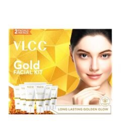 VLCC Gold Facial Kit, Bright & Glowing Skin - 60g