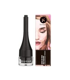 SUGAR Cosmetics Born To Wing Gel Eyeliner with Brush | Smudgeproof & Matte | Lasts Upto 12 hrs - 01 Blackmagic Woman