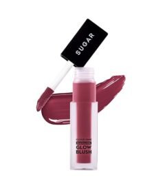 SUGAR Cosmetics Cloud Nine Niacinamide Glow Blush | Long lasting & Ultra-Pigmented | Dewy Finish | 7.6ml - 05 Bingo Plum