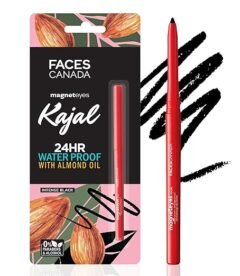 FACESCANADA Magneteyes Kajal Stick - Black, 0.35 Gm