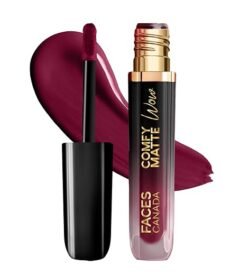 FACESCANADA Comfy Matte Wow Liquid Lipstick - Plum Passion 04, 3.8ml