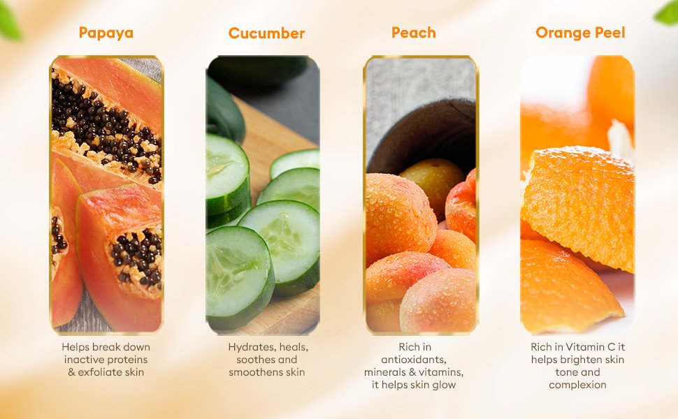 VLCC Papaya Fruit Single Facial Kit -3
