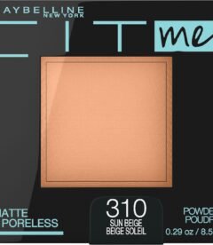 Fit Me Matte +Sun Beige Powder Foundation Makeup 310 Sun Beige (8.5g)