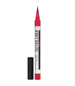 Maybelline New York Matte Pencil Eyeliner, Intense Pencil Eyeliner, Long-Lasting, Felt-Tip Applicator, Line Tattoo High Impact Liner, Black