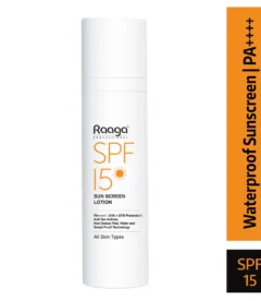 SPF 15 Sunscreen Lotion | PA++++, UVA + UVB Protection, Anti-Tan Formula, Non-Greasy, Water & Sweat Proof (55 ml) | Best Sunscreen for Men & Women