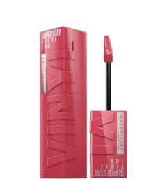 Maybelline Glossy Super Stay Vinyl Ink Liquid Lip Color - Highly Pigmented Color And Instant Shine, Sultry, 4.2Ml