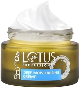 Lotus Herbals Color Cosmetics Professional PHYTORx DEEP MOISTURISING CREAM | Skin soothing | Deeply hydrating | Supple & plump skin | Ageing skin | Paraben free | 50g.