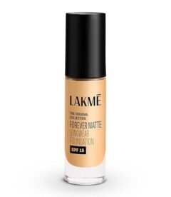 Lakme Forever Matte Longwear Foundation with SPF 15 Natural Marble,25 ml