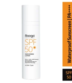 Raaga Professional SPF 50 Sunscreen Lotion | PA++++, UVA + UVB Protection, Anti Tan Activities, Non-Greasy Feel, Water and Sweat Proof Technology (55 ml)