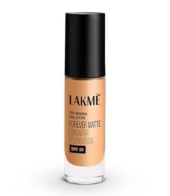 Lakme Forever Matte Longwear Foundation with SPF Natural Shell,25 ml