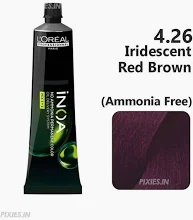 Loreal Inoa Hair Color 60G 4.26 Iridescent Red Brown
