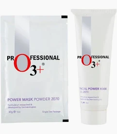 Professional Unisex Set of Facial Power Mask 2070 Gel & Powder (150g)