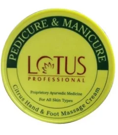 Lotus Professional Set Of 2 Pedicure & Manicure Citrus Hand & Foot Massage Cream-250g Each