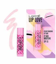 Lakme Lip Love Chapstick - Insta Pink, 4.5 gm