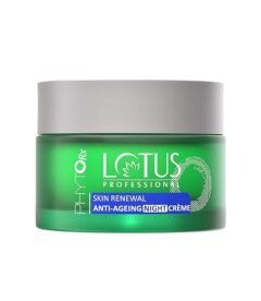 Lotus Professional Phyto Rx Skin Renewal Anti Ageing Night Cream, Natural, 50 g