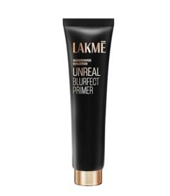 Lakme Unreal Blurfect Primer- Mini, Blurs Pores, Mattifies & Absorbs Excess Oil - Non Sticky skin, Lightweight & Waterproof, Long Lasting Makeup, 10ml