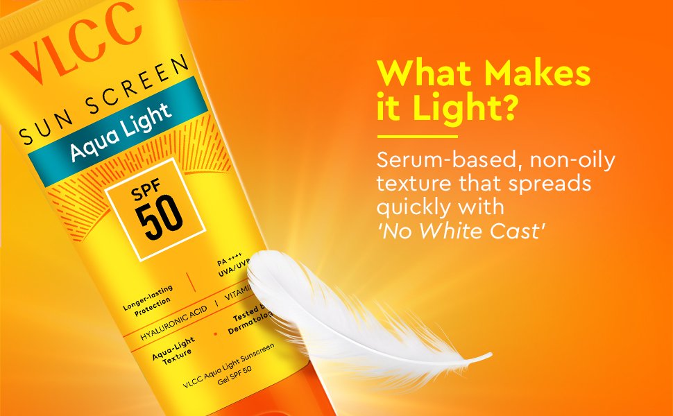 VLCC Aqua Light Sunscreen Gel SPF 50 PA+++ - 2