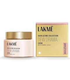 Lakme Dew Drama Gel Creme, Pro-Ceramides, Vit E + Vit B + Vit F 50G