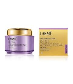 Lakme Retinol Advanced Renewal Day Creme Pro-Retinol Peptide Complex + UV Filters & SPF 15 PA++ 50G