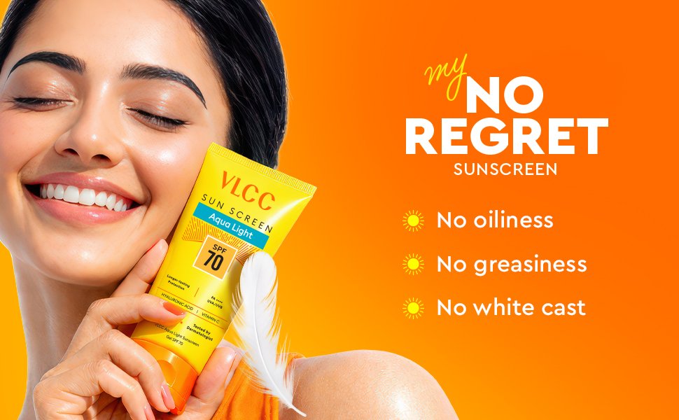 VLCC Aqua Light Sunscreen Gel SPF 70 PA++++ - 1