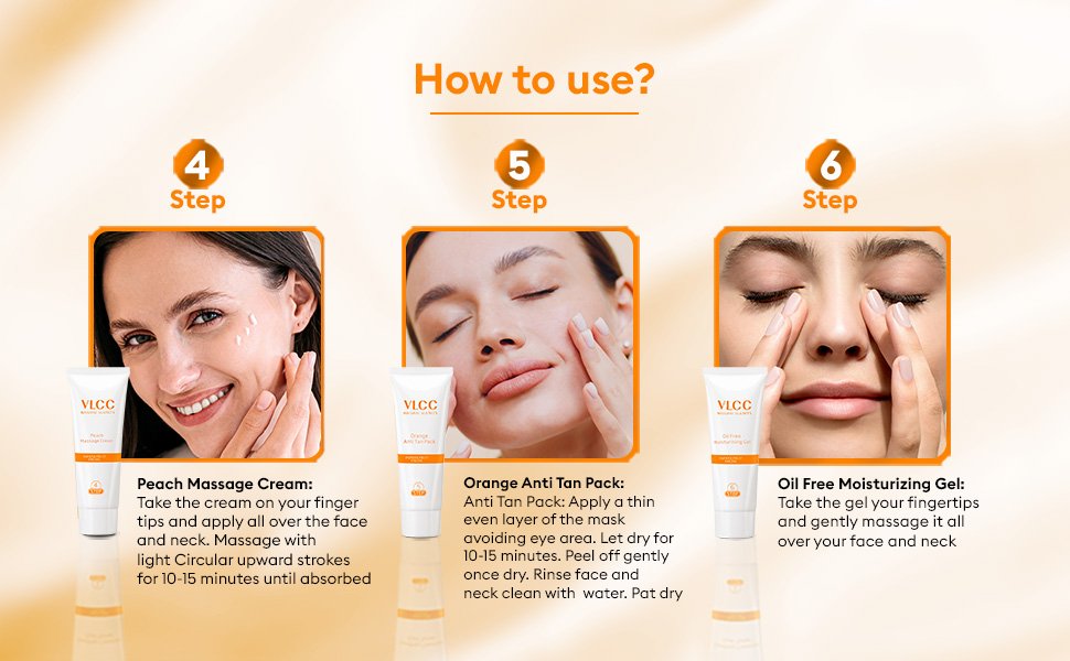 VLCC Papaya Fruit Single Facial Kit - 5