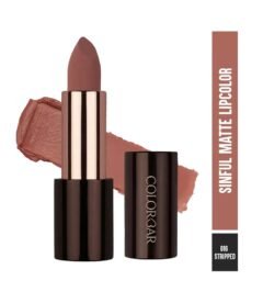 Colorbar Sinful Matte Lipstick - 016 Stripped (3.5g)