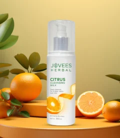 Jovees Herbal Citrus Cleansing Milk With Lemon Peel Extract and Almond (200 ML)