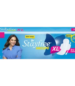 Stayfree Secure Dry Cover XL, 6 Units
