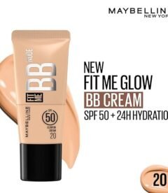 Maybelline New York Fit Me Glow BB Cream 20, SPF 50 +( 25ml)
