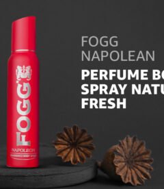 Fogg Napoleon No Gas Deodorant for Men, Long-Lasting Perfume Body Spray, 120 ml