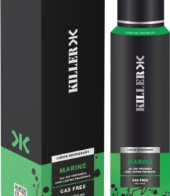 KILLER Marine No Gas Deodorant Body Spray  -  For Men (150 ml)