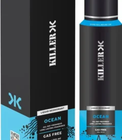 KILLER Ocean No Gas Deodorant Body Spray  -  For Men (150 ml)