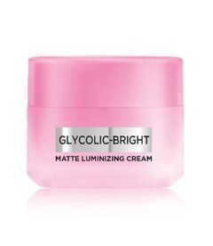 L’Oréal Paris Glycolic Bright Matte Luminizing Cream, Instant Glow Booster, Fades Dark spots, 50ml