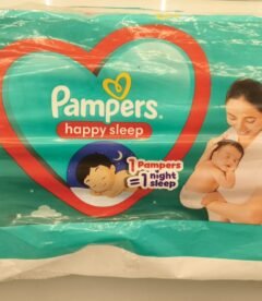 Pampers Happy Sleep Pant Style Baby Diapers, New Baby Up to 5 Kg 40 Count, 1 Pampers = 1 Night Sleep, with Anti Rash Shield,