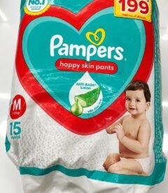 Pampers happy skin pants Anti-Rash Lotion M 7-12 kg (15 Pants)