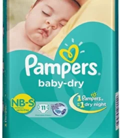 Pampers Baby Dry Diapers New Born-Small, 11 Count (NB-S)