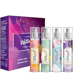 Layer'r Wottagirl Wood Body Splash Spray For Women, 25Ml (Pack Of 4)
