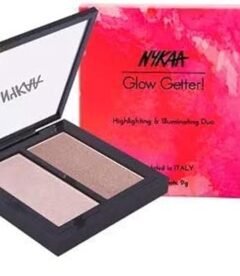 Nykaa Glow Getter Highlighting and Illuminating Duo-Moonshine 9 g (GLITTERATI 02)