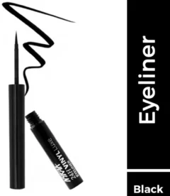NYKAA 24H VINYL Luxe Black Granite 001 Eyeliner 1.7ml 1.7 ml (Black Granite)