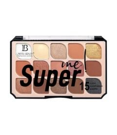 Lakyou Beauty Super Me! 15 Color Eyeshadow Palette | Matte + Shimmer Shades | Highly Pigmented (02(Multicolor)