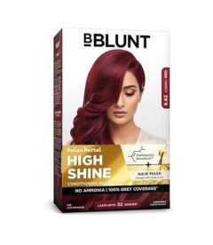 BBLUNT Salon Secret High Shine Conditioning Hair Colour With MaliPeptide BondTech™ to reduce breakage | Cherry Red-6.62