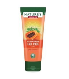NATURES ESSENCE De-Pigmentation Papaya Face Pack For Women, Orange, 50G,