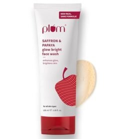 Plum Saffron & Papaya Glow & Brightening Face Wash 100ml