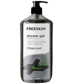 Freeskin Charcoal Shower Gel-750ml Healthy + Clear