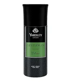 Yardley Gentleman Fresh Urbane Body Spray Bottle For Men, 150Ml